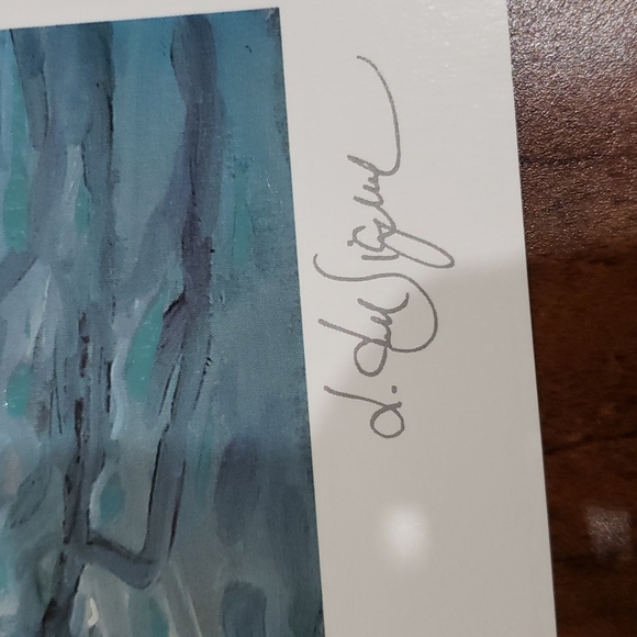 Winter scene, serigraph signed Art - Picture 6 of 6